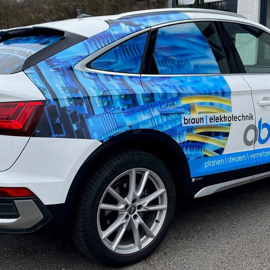 Fahrzeugbeschriftung und Werbetechnik von ProLux in Blaustein